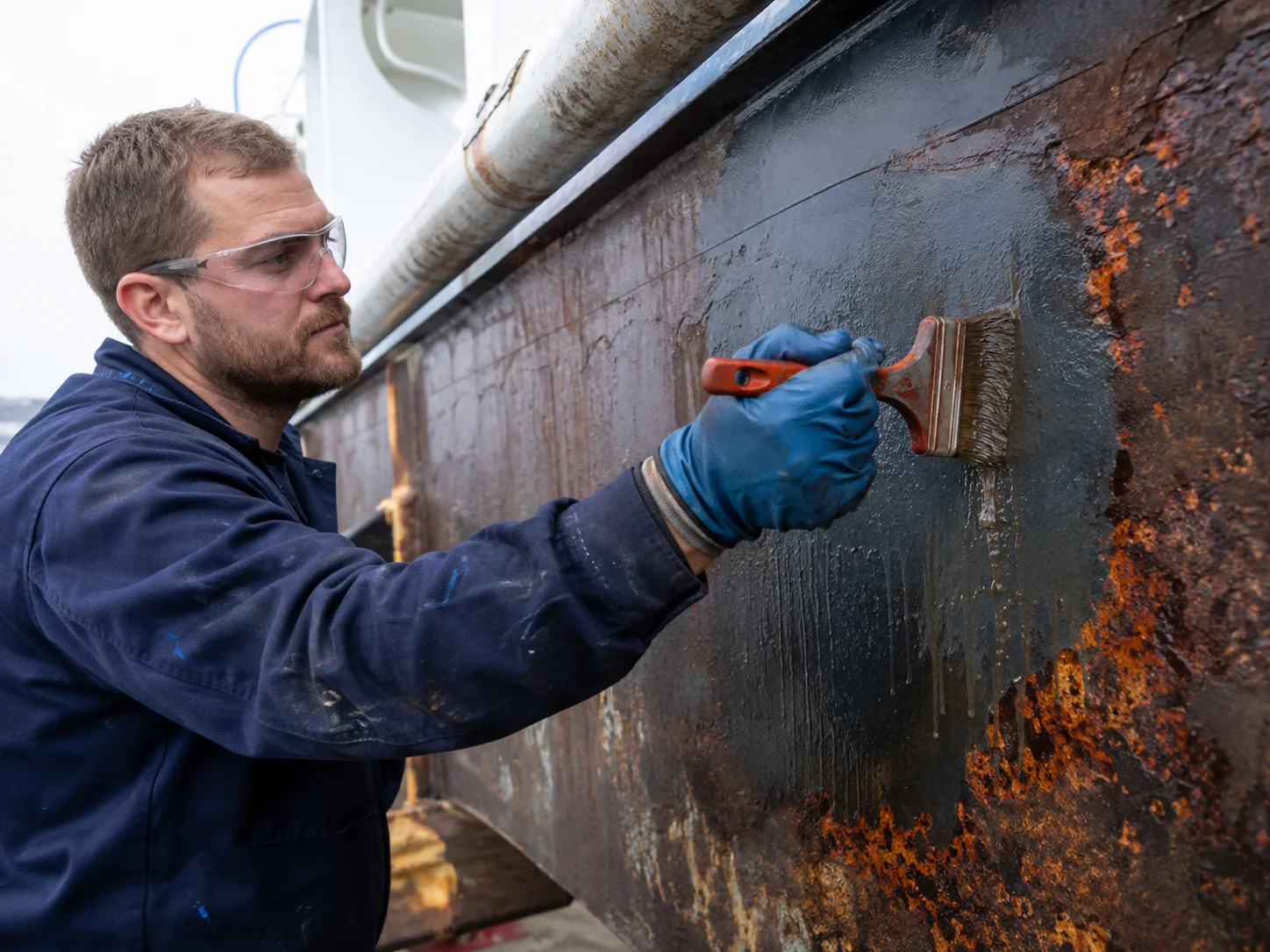 Persiapan Permukaan Sebelum Rust Removal